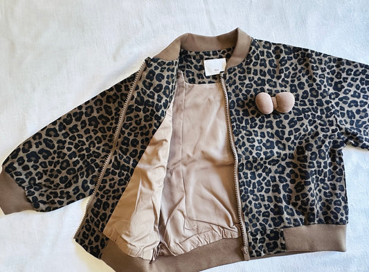 Leopard Bomber Jacket