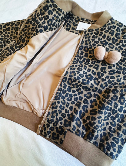 Leopard Bomber Jacket