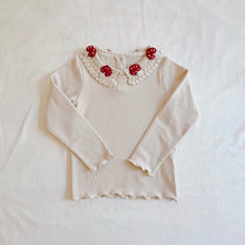 Load image into Gallery viewer, Mushroom Crochet Collared Top
