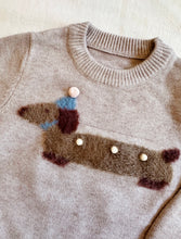 Load image into Gallery viewer, Fluffy Dachshund Knitted Jumper
