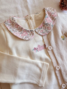 Valerie Embroidered Collar Top