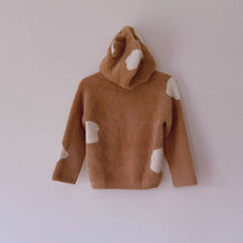 Load image into Gallery viewer, Fuzzy Cow Hoodie
